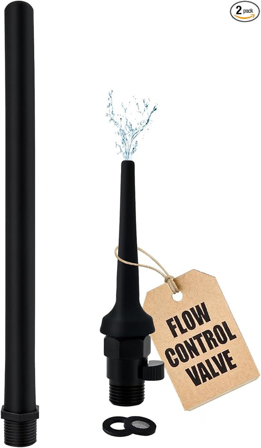Adjustable Flow Shower Enema System with Silicone Nozzle for Deep Cleanse, Portable Shower Douche for Men and Women