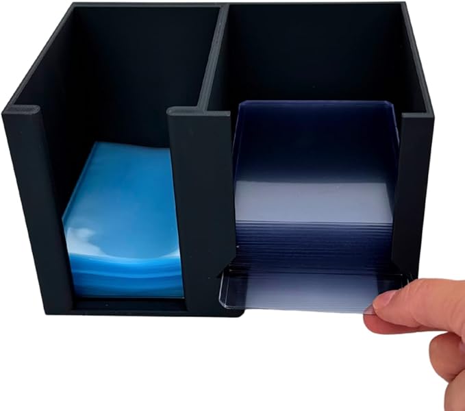 EnderToys CardCare Lite (Black) - Toploader Dispenser - Penny Sleeve Holder