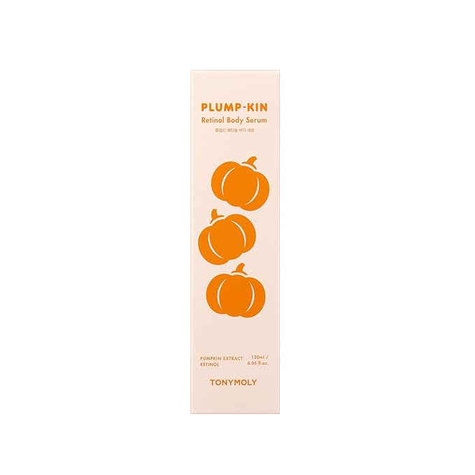TONYMOLY Plump-kin Retinol Body Serum – Hyaluronic Acid Serum for Face & Body – Skin Tightening, Hydrating & Firming with Pumpkin Extract, Retinol – 4.05 fl oz