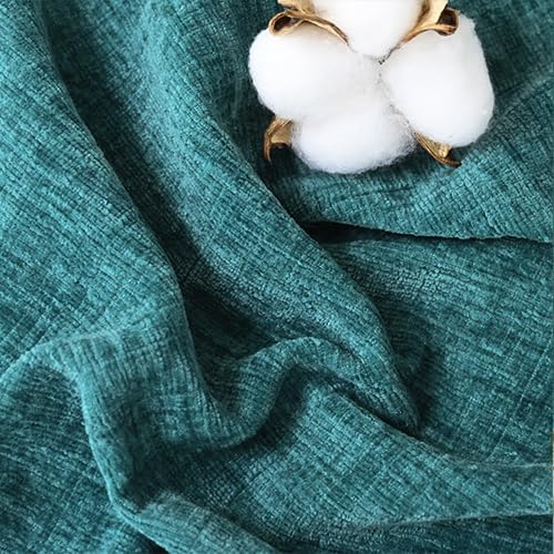 CaliTime Decorative Standard Throw Pillow Covers 26 X 20 Inches Teal | Pack of 2, Cozy Chenille Cushion Cases for Sofa Bed Living Room Farmhouse Home