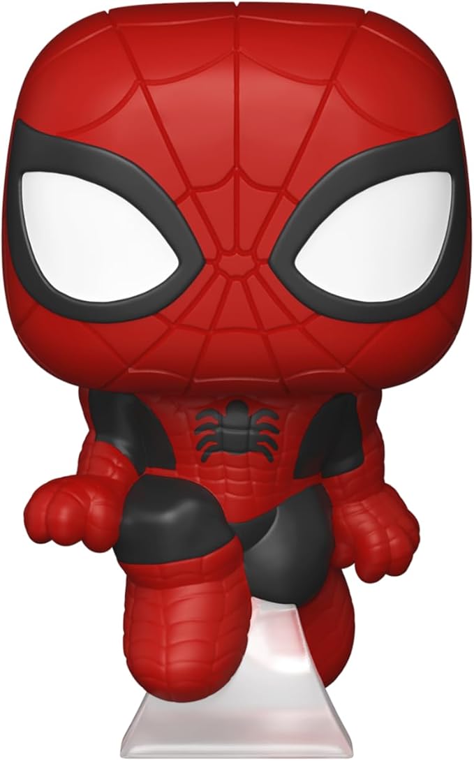 Funko Pop! Bitty: Spider-Man - Spider-Man, Green Goblin, J Jonah Jameson, and Mystery Chase Figure - 0.9 Inch (2.2 Cm) - Marvel Comics Collectable - Stackable Display Shelf Included - Gift Idea