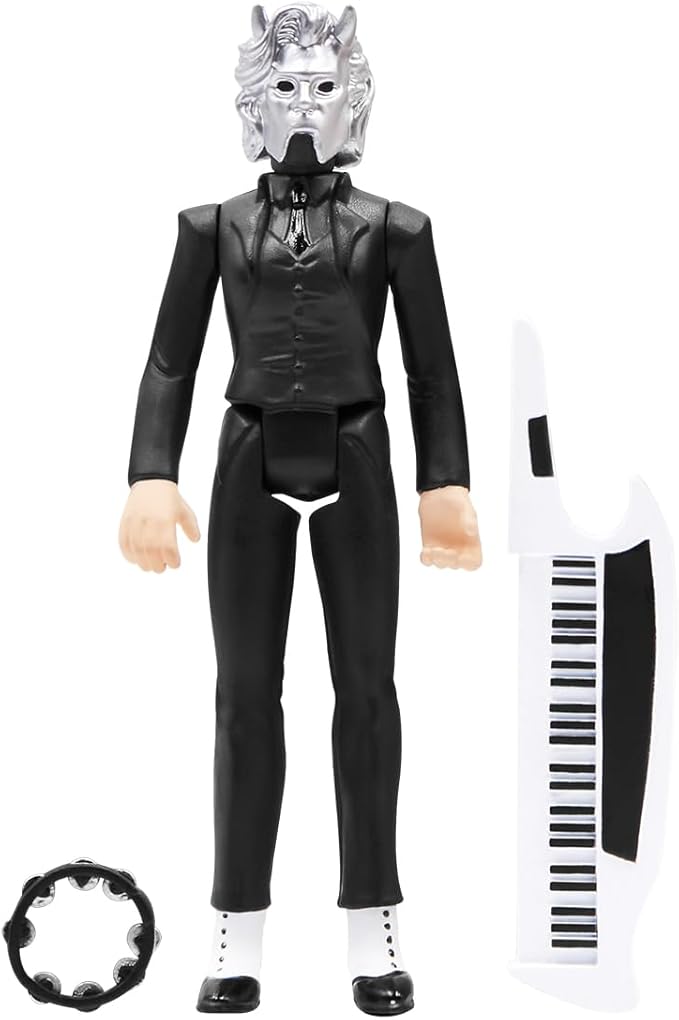 Super7 Ghost Prequelle Nameless Ghoulette Reaction Figure - 3.75" Ghost Action Figure with Accessories Heavy Metal Collectibles and Retro Toys