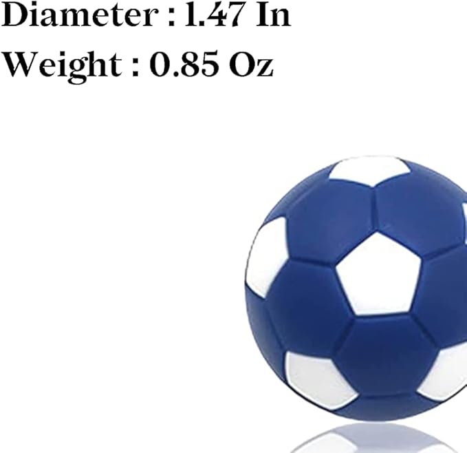 Foosball Table Balls 1.42 Inch Table Soccer Balls for Foosball Tabletop Game Foosball Accessory Replacements Multicolor World Cup Foosball/Gifts