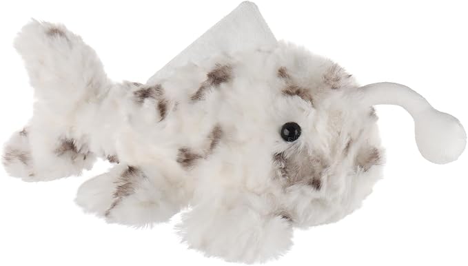 Apricot Lamb Ocean Lantern Fish Plush Stuffed Animals for Kids, Soft Cute Plushies Toys for Baby Girl and Boy, Fluffy Ocean Lantern Fish 10.7 Inches