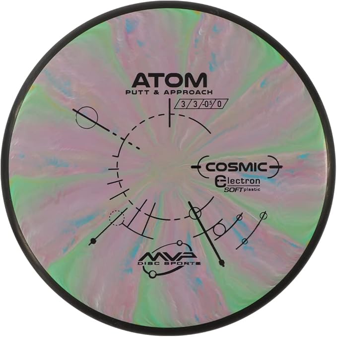 MVP Disc Sports Cosmic Electron Atom Disc Golf Putter (Choose Your Firmness/Colors May Vary)