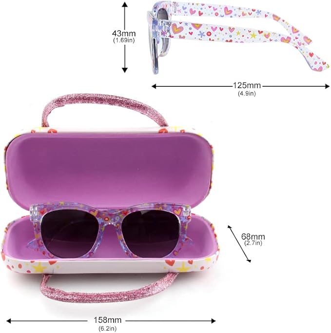 KENBO Kids Sunglasses for Girls UV Protection Toddler Sunglasses
