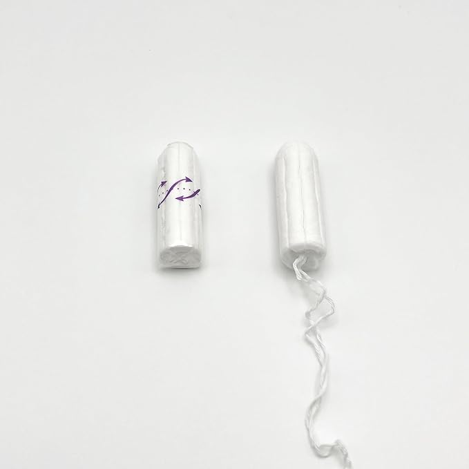 No Applicator Tampons Super Absorbency Cotton Tampons for Women Disposable 48ct (Super)