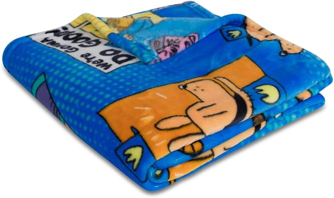 Franco Dog Man Supa Book Kids Bedding Super Soft Cozy Plush Throw, 40 in x 50 in, (Officially Licensed Product)