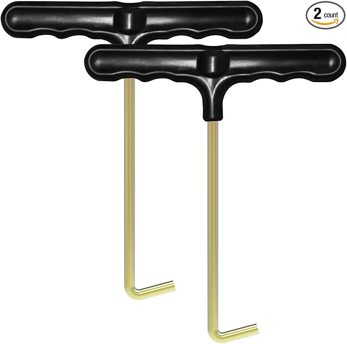 2 Pack Trampoline Spring Tool, Heavy Duty Spring Puller & Installation Hook with Comfortable Grip - Safe & Easy Removal Tool for Trampoline Repair and Assembly