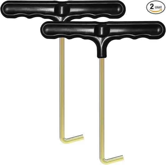 2 Pack Trampoline Spring Tool, Heavy Duty Spring Puller & Installation Hook with Comfortable Grip - Safe & Easy Removal Tool for Trampoline Repair and Assembly