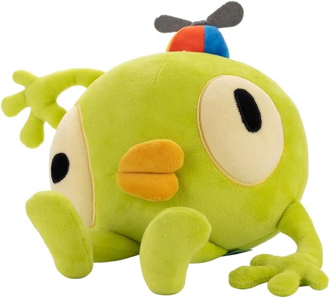 Bing-Bong-Peak Ornaments Figurines Plush Pillow Doll Decorative Stuffed Figurine Hugable Cushion Home Sofa Bed 6.69inch (Green)