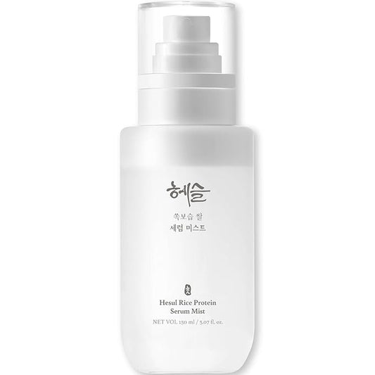 Rice Protein Serum Dual Mist, 150ml | Korean Skincare for Sensitive Skin, Radiance Boost, Deep Hydration, 75% Rice Water, Low-Irritation, Dual Layer System