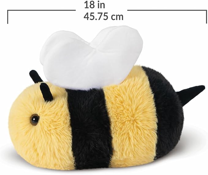 Vermont Teddy Bear Bee Plush - Bee Plushie, Yellow/Black, 18"