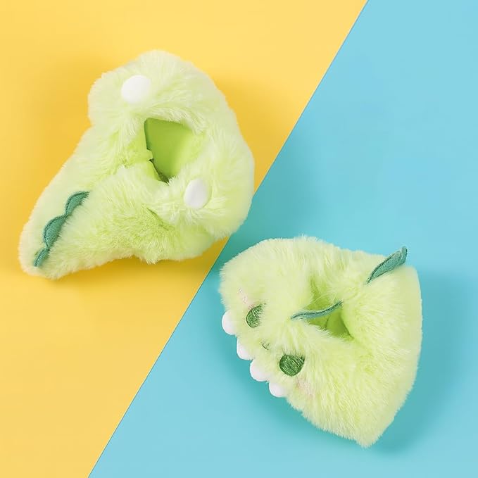 17cm Doll Clothes – Fluffy & Cute Outfits for Designer Dolls | Soft Costumes - Green-Dino