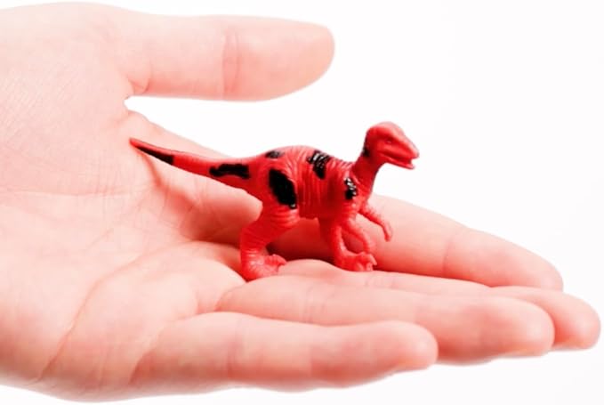 Terra by Battat – 60 Pieces Dinosaur Figures Assorted Mini Plastic Animals for Kids Birthday Party Supplies Decorations Educational Toy Playset 3+ Years