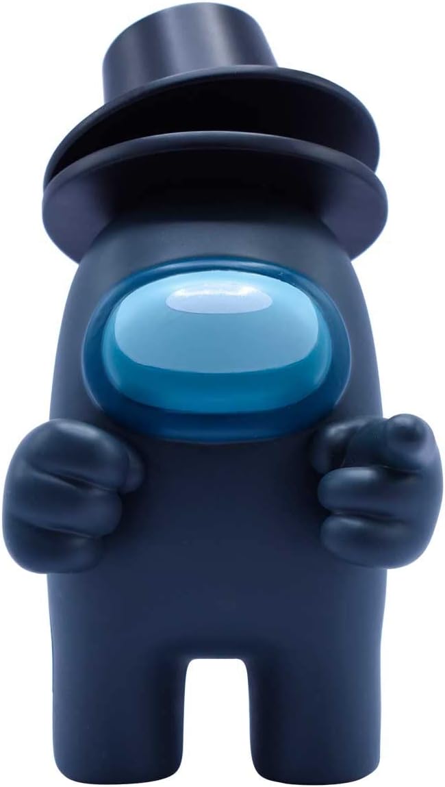 Among Us Series 2 7″ Black Crewmate with Top Hat – Official Just Toys Collectible Figure