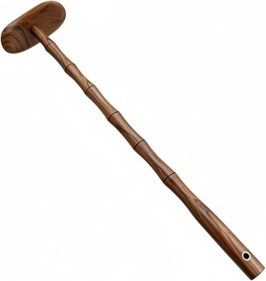 37cm Body Gua Sha Tool Set with Wooden Handle for Back, Neck & Shoulder, B | Muscle Scraper & Gua Sha Paddle for Lymphatic Drainage, Muscle Pain Relief, Body Contouring & Shaping