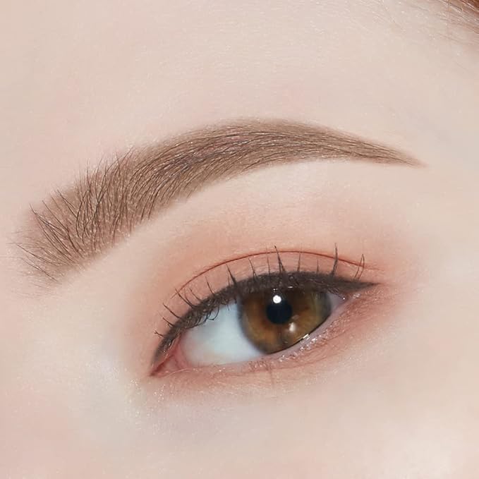 ETUDE Drawing Eye Brow, Eyebrow Pencil, Microblading, Long Lasting, Soft Textured Natural Daily Look, Korean Makeup, Beauty, Ash Brown (0.008 Ounce)