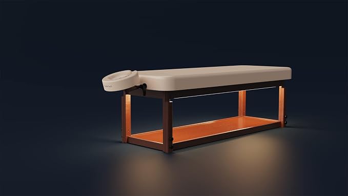 Master Massage Harvey Treatment Wood Treatment with Ambient Lighting System, Black