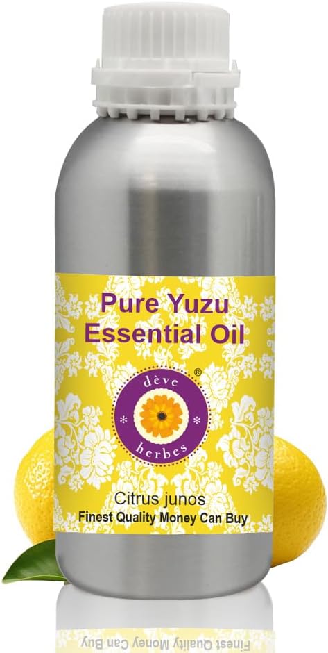 dève herbes Pure Yuzu Oil (Citrus junos) Cold Pressed 630ml (21 oz)