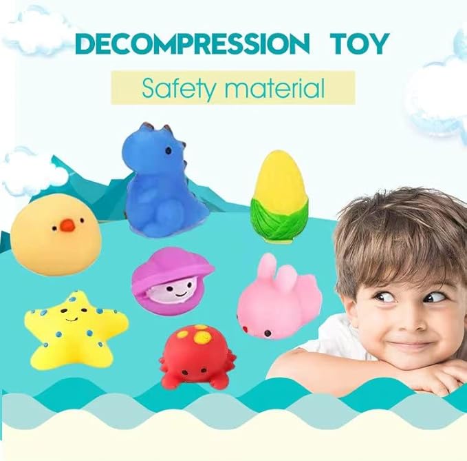 110 Pcs Mochi Squishy Toys, Mochi Squishy Toys for Kids Party Favors, Mini Kawaii Squishy Fidget Toys for Easter Basket Stuffers Egg Fillers Birthday Classroom Prize Pinata Christmas Stocking