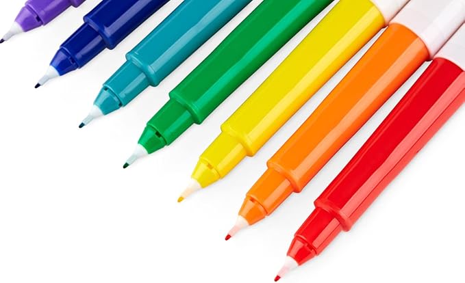 Crayola Ultra Fine Point Markers (12ct), No Bleed Markers for Adult Coloring Books, Doodle Art Marker Set, Lettering, Calligraphy, Drawing