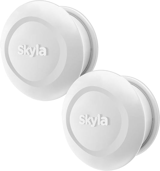 SKYLA HOMES Magnetic Cabinet Locks Baby Proofing Child Safety - The Safest Quickest and Easiest Multi-Purpose 3M Adhesive Child Proof Latches, No Screws or Tools Needed (2 Pack)