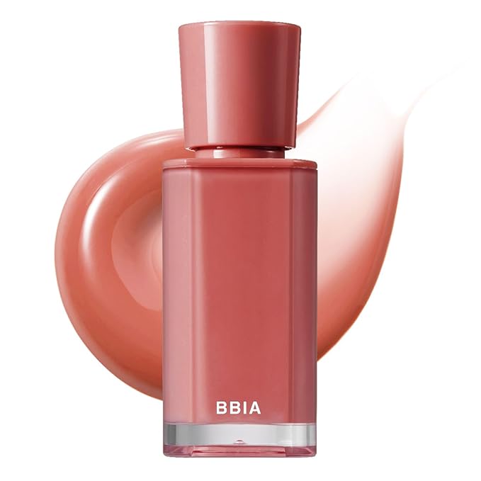 BBIA Glow Tint – Lip Plumping Volumizing Glossy & Glowy Lip Stain Naturally Moisturizing Comfortable Texture Lightweight Long-Lasting Vivid Color Non-Sticky Korean Makeup (01 CHAI, Pack of 1)
