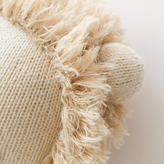 cuddle + kind Sawyer The Lion Little 13" Hand-Knit Doll – 1 Doll = 10 Meals, Fair Trade, Heirloom Quality, Handcrafted in Peru, 100% Cotton Yarn