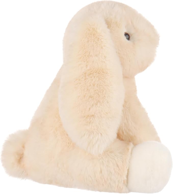Apricot Lamb Colorful Bunny Plush Stuffed Animals for Kids, Soft Cute Plush Toys for Baby Girl and Boy, Fluffy Colorful Bunny Cream