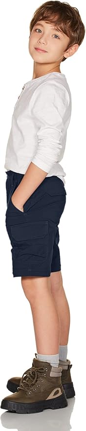 CQR Kids Youth Hiking Cargo Pants, UPF 50+ Quick Dry Convertible Zip Off Pants, Outdoor Camping Pants