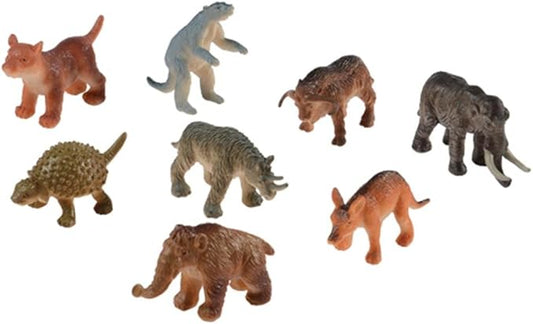 Assorted Mini Ice Age Animal Action Figures (Set of 12)