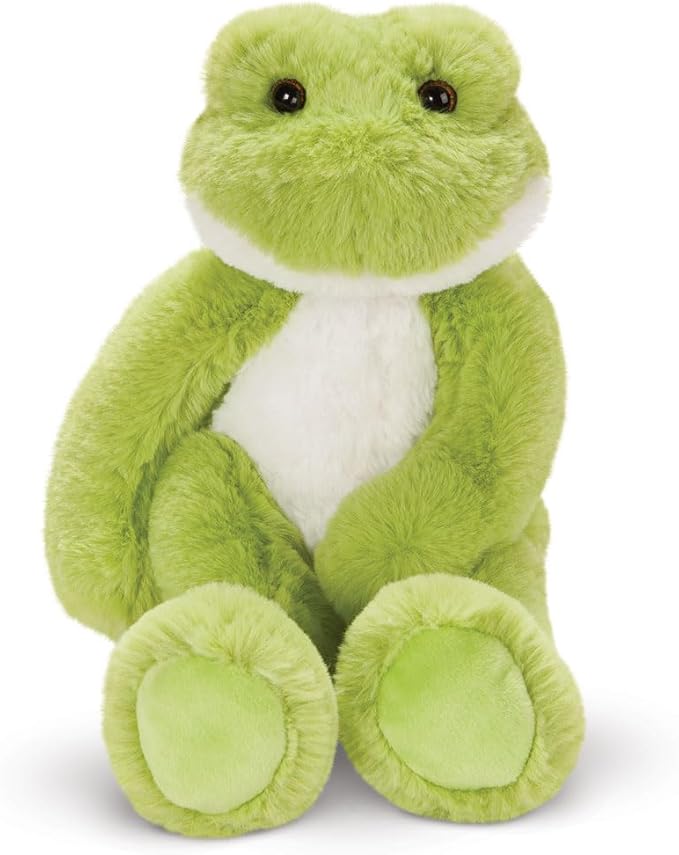 Vermont Teddy Bear Buddy Frog Plush - Frog Stuffed Animal, Green, 15 Inch