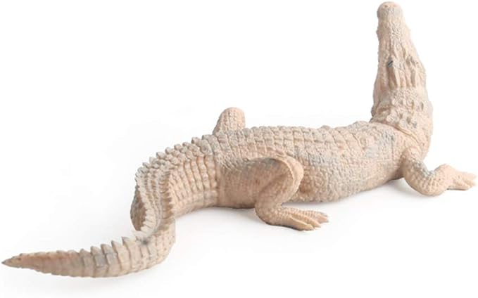 Fantarea Simulation Realistic Wild Life Jungle Animal Figures Model Figurines Crocodile Alligator Eduactional Toys Party Cake Toppers Ornament Toys for 5 6 7 8 Years Kid Boys Girls Toddler