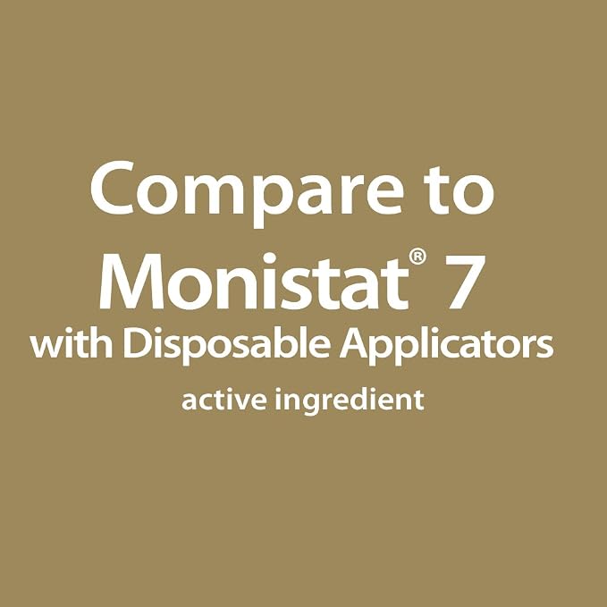 GoodSense Miconazole 7, Miconazole Nitrate Vaginal Cream (2%) - 7-Day Yeast Infection Treatment, Relieves Itching & Irritation