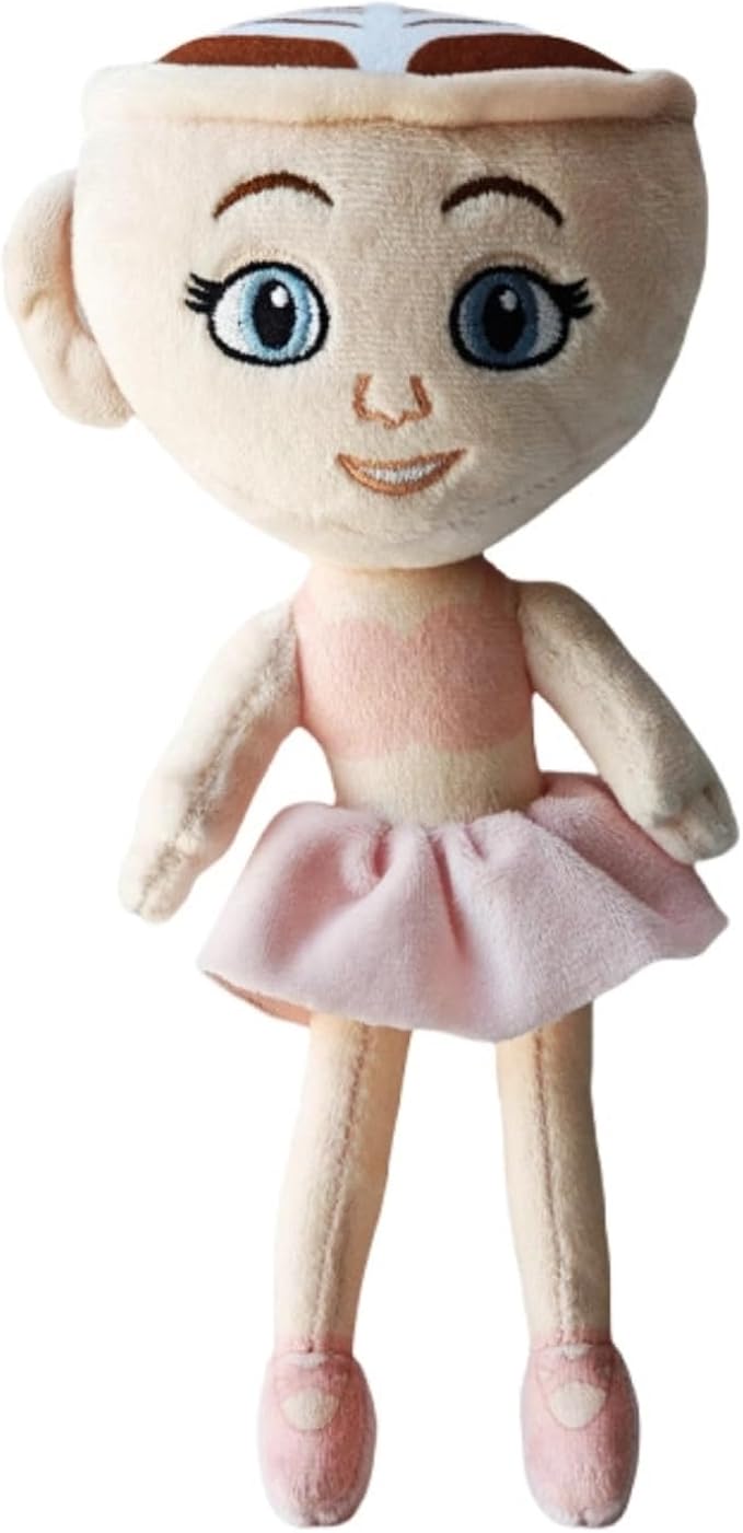 Italian Brainrot Plush Toy, 9.84 inch Ballerina Cappucina Plushies, Italian Brainrot Stuffed Animal, Funny Meme Cappucina Monster Figure Doll for Adults Kids Boys Girls