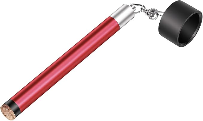 LAKE OF FIRE Pool Cue Chalk Holder – 2-in-1 Billiard Accessory with Pool Chalk Holder & Cue Tip Tool