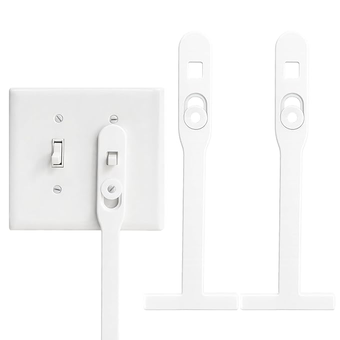 T Shape Light Switch Extender for Kids – Safe, Ergonomic & Easy Switch Reach Tool for Baby Nurseries, Kids’ Rooms, Daycare, Accessible Spaces (Pack of 2)
