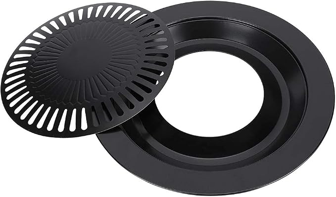 Korean BBQ Grill Pan Non stick Barbecue Plate for Indoor Outdoor Grilling, Bakeware for Home Camping