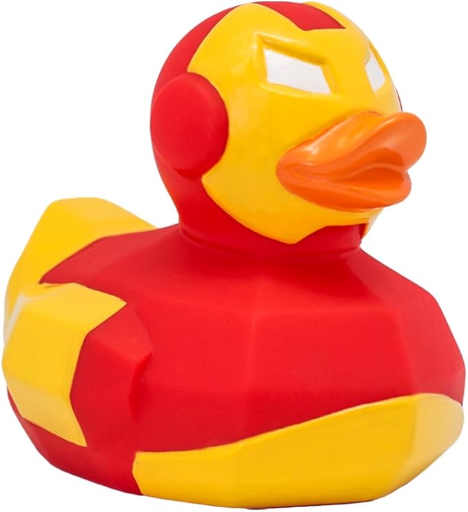 Red Star Rocket Rubber Duck | Movies, Comic Character | Safe for Children | Collectable, 100's to Chose | 3 x 3.5 x 3