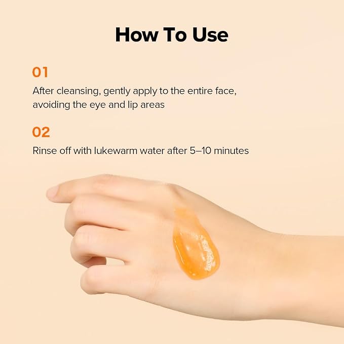 SKINFOOD Carrot Carotene Food Mask, Korean Skincare Wash-Off Mask for Soothing & Moisturizing, Carrot Seed Oil & Beta-Carotene, 120g / 4.23 fl.oz.