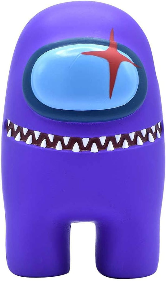 Among Us Mega SquishMe – 7″ Purple Imposter Squishy Toy – Official Slow-Rise Stress Relief for Kids & Gamers