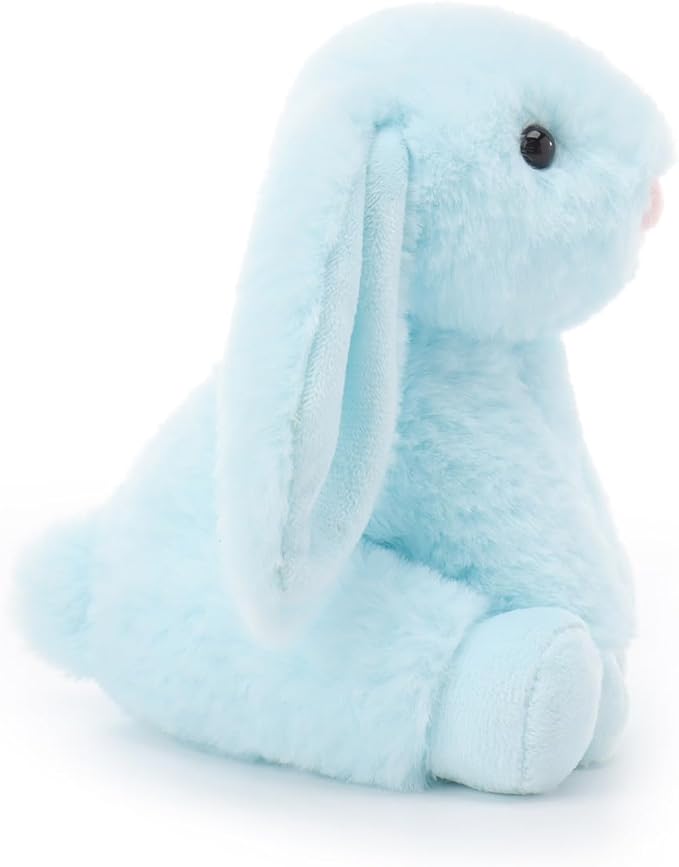 Apricot Lamb Sky Blue Bunny Stuffed Animals for Kids, Soft Cute Plush Toys for Baby Girl and Boy, 6 Inches