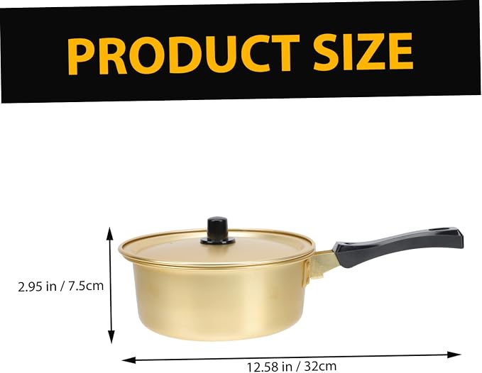 Aluminum Stockpot Korean Ramen Pot Instant Noodle Pot Non-stick for Cooking Pasta