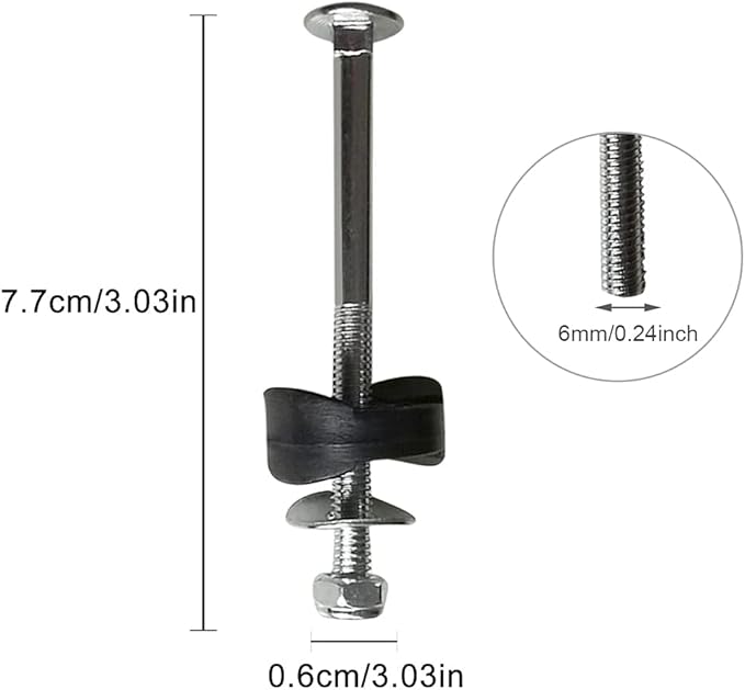 PXRJE 12 Pieces Trampoline Enclosure Pole Gap Spacers,Galvanized Steel Trampoline Screws,Jumping Bed Carriage Screw,Trampoline Stability Tool Set(Size:12PCS)