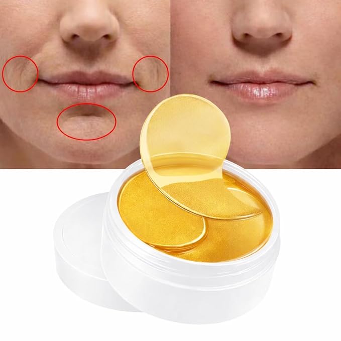 Aloe Vera Under Eye Mask - 60 Pairs Hyrating Dark Circle & Puffy Eye Treatment (Lemon)