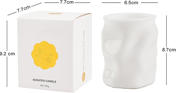 Scented Candle Chakra Ceramic Cup Shape,300G Aroma Soy Wax Greek Aesthetic Prayer Decorative Candle for Table Photo Prop,Prefect Gift for Meditation Stress Relief Mood Boosting Bath Yoga