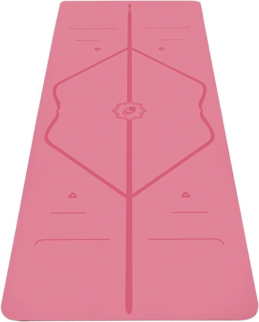 Liforme Travel Yoga mat – Patented Alignment System, Warrior-Like Grip, Non-Slip, Eco-Friendly, Ultra-Lightweight and Sweat Resistant, Made with Natural Rubber