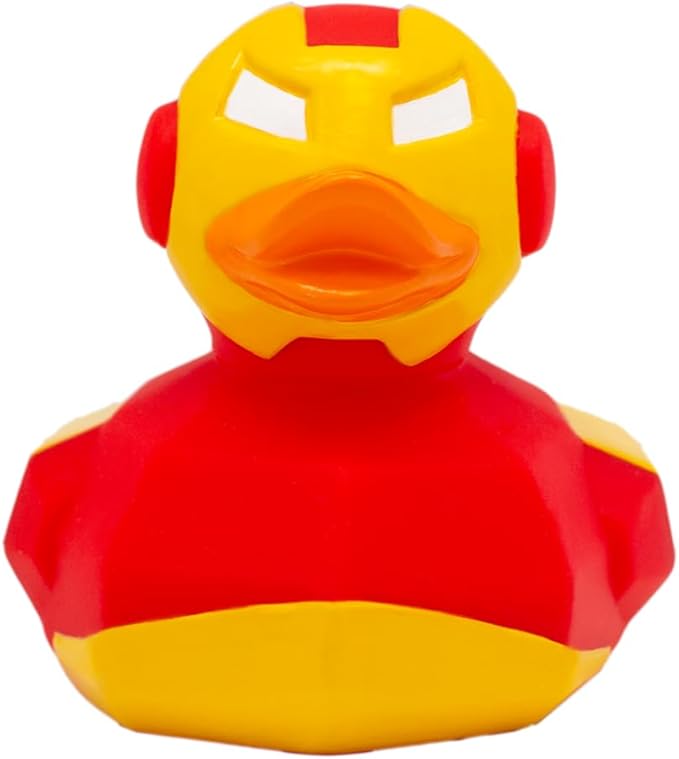 Red Star Rocket Rubber Duck | Movies, Comic Character | Safe for Children | Collectable, 100's to Chose | 3 x 3.5 x 3