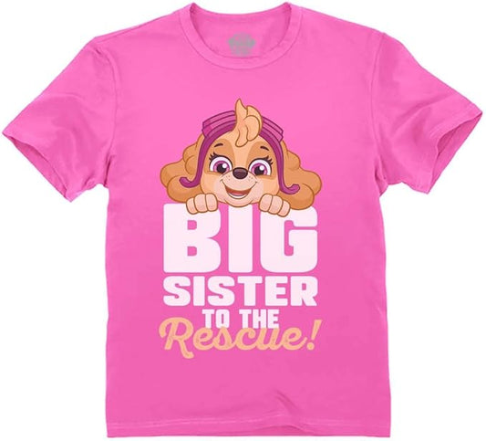 Big Brother Paw Patrol T-Shirt for Toddlers - Featuring Rubble, Chase, & Marshall - Sibling Gift Shirt